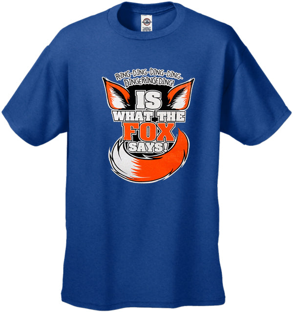 What Does The Fox Say? Ring-Ding-Ding-Ding Men's T-Shirt