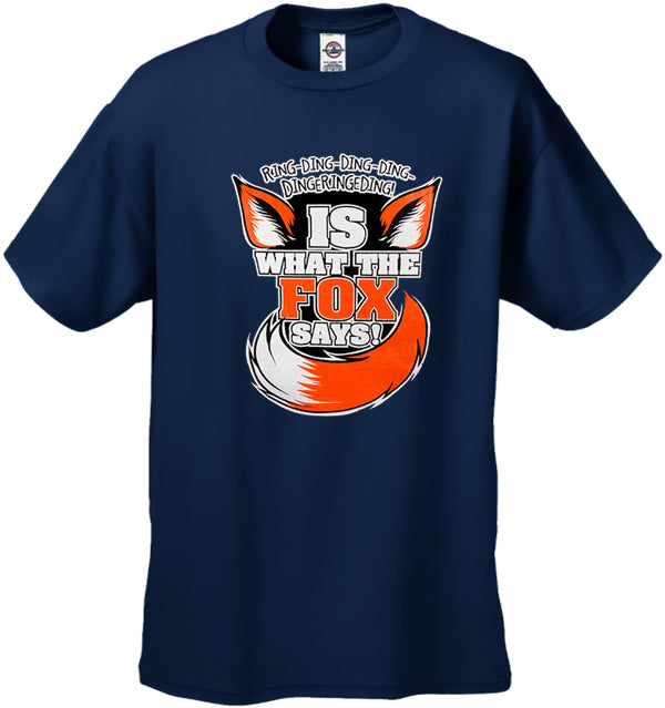 What Does The Fox Say? Ring-Ding-Ding-Ding Men's T-Shirt