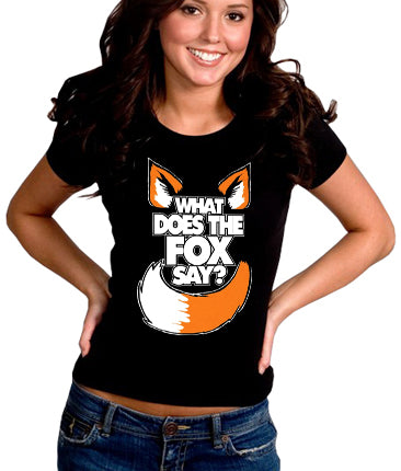 What Does The Fox Say? YLVIS YouTube Video Girl's T-Shirt