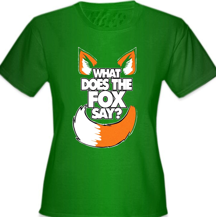 What Does The Fox Say? YLVIS YouTube Video Girl's T-Shirt