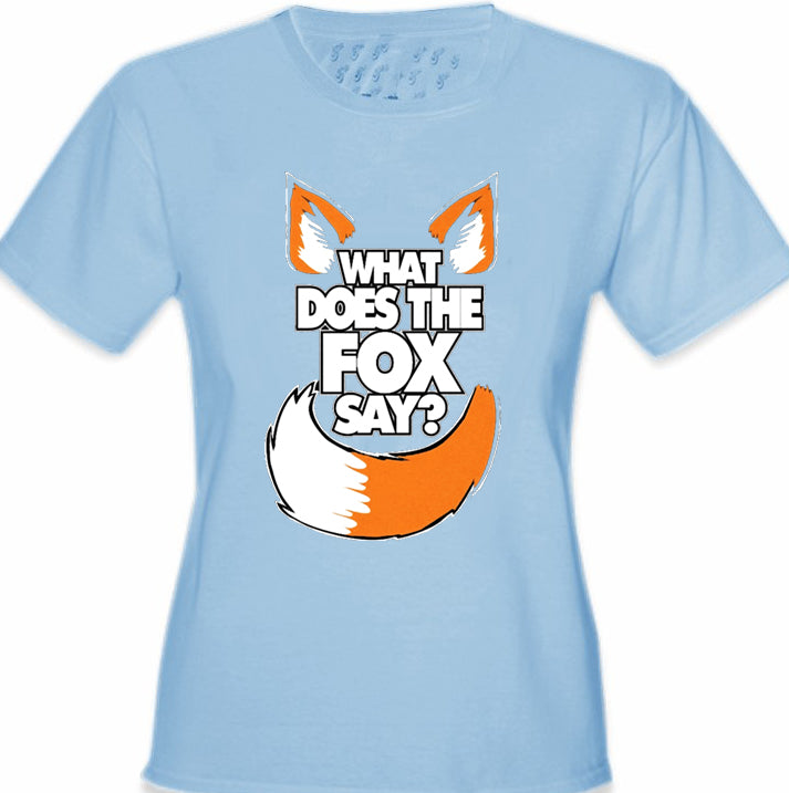 What Does The Fox Say? YLVIS YouTube Video Girl's T-Shirt
