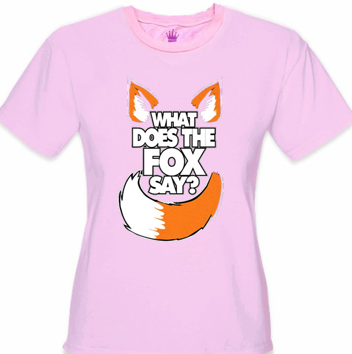 What Does The Fox Say? YLVIS YouTube Video Girl's T-Shirt