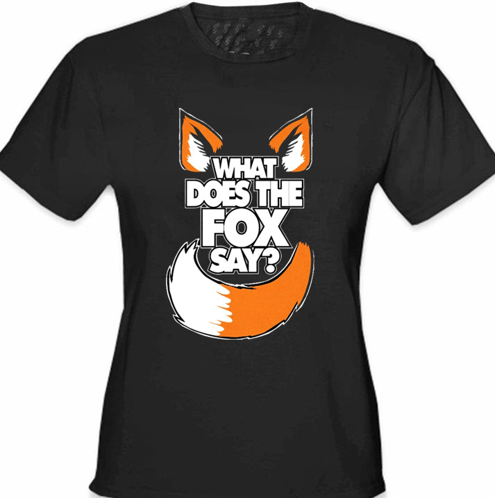 What Does The Fox Say? YLVIS YouTube Video Girl's T-Shirt