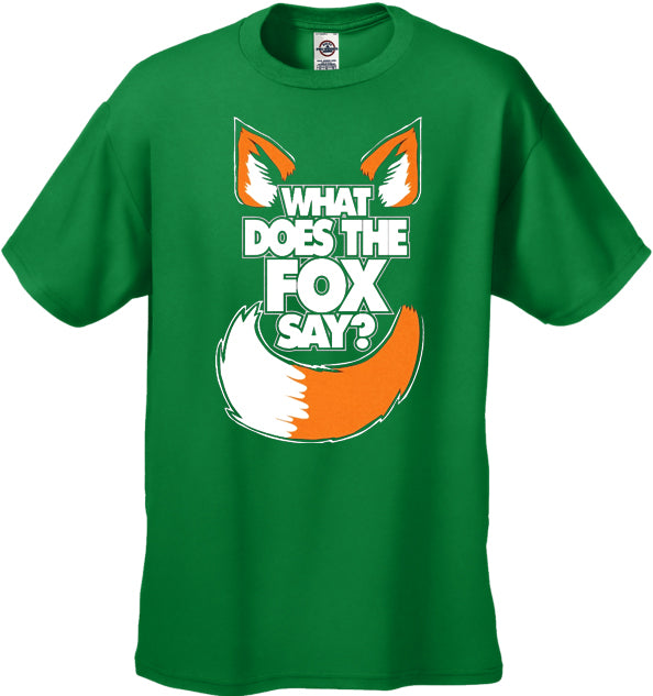 What Does The Fox Say? YLVIS YouTube Video Mens T-Shirt