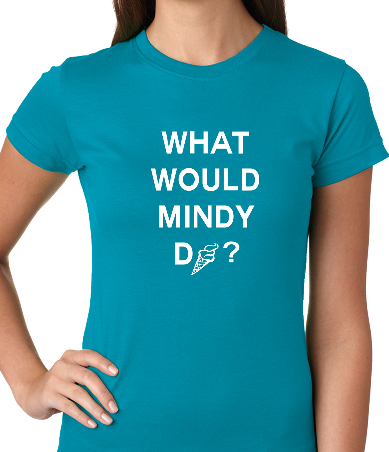 What Would Mindy Do? Eat Ice Cream Girls T-shirt