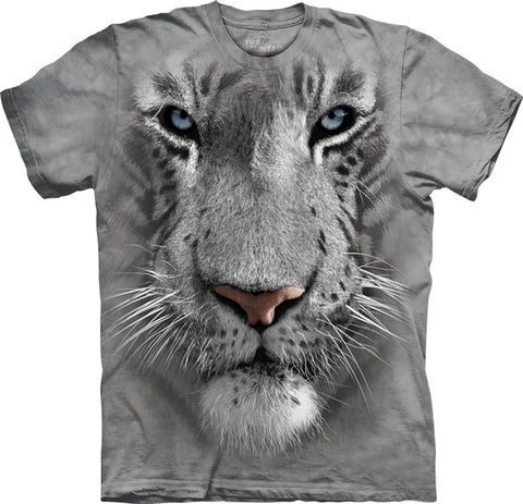 White Tiger Big Face Men's T-Shirt