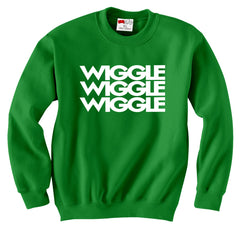 Wiggle Song Lyric Crew Neck Sweatshirt