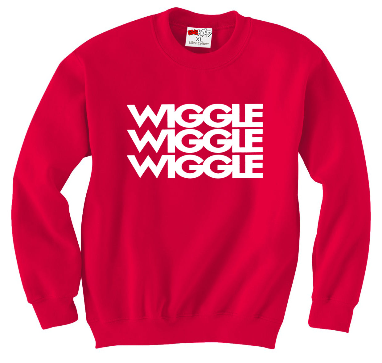 Wiggle Song Lyric Crew Neck Sweatshirt