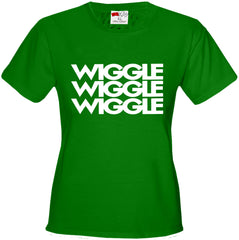 Wiggle Song Lyric Girl's T-Shirt