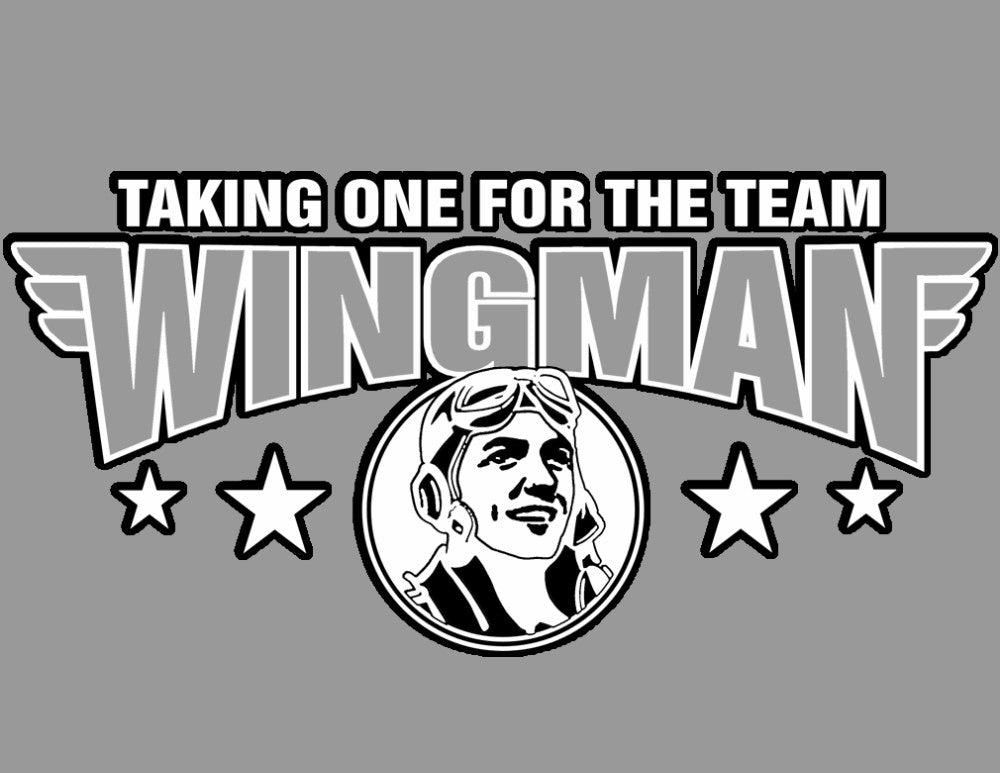 Wingman Taking One for The Team Mens T-Shirt