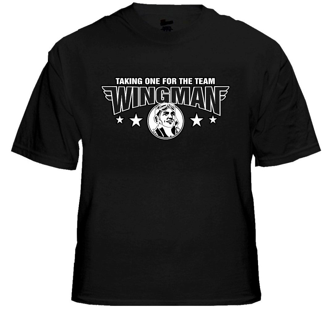 Wingman Taking One for The Team Mens T-Shirt