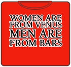 Women Venus Men Bars T-Shirt