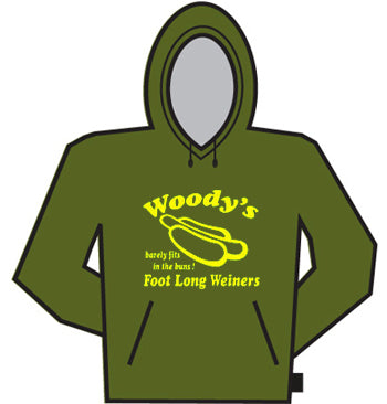 Woody's Foot Long Weiners Hoodie