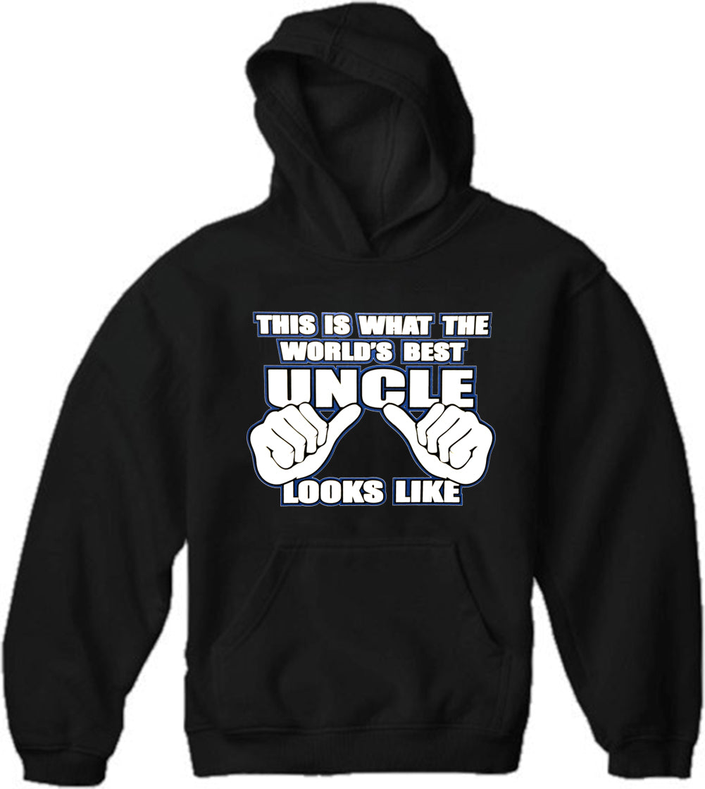 World's Best Uncle Adult Hoodie