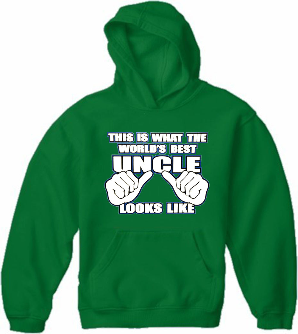 World's Best Uncle Adult Hoodie