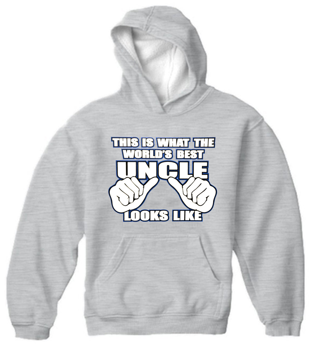 World's Best Uncle Adult Hoodie