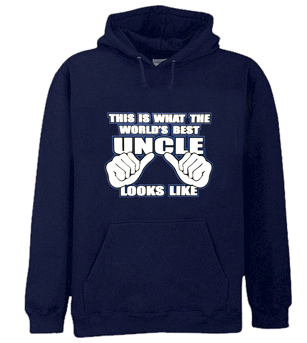 World's Best Uncle Adult Hoodie