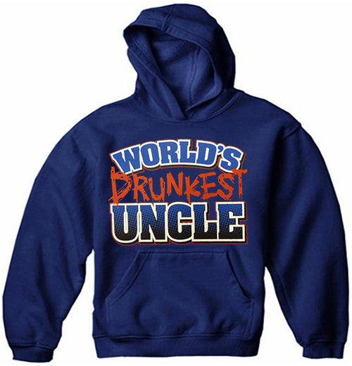 World's Drunkest Uncle Men's Hoodie