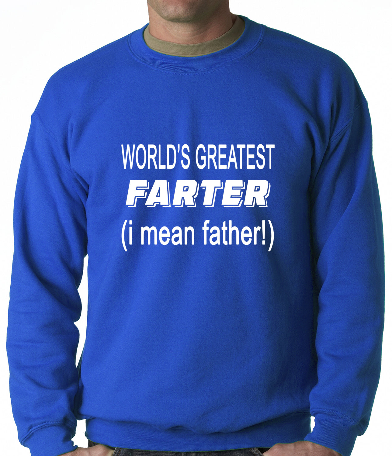 Worlds Greatest Farter Adult Crewneck