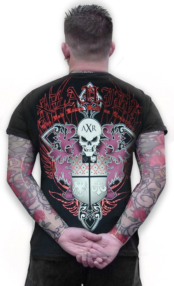 Xzavier "AXR Crest" T-Shirt (Black) - X-Large