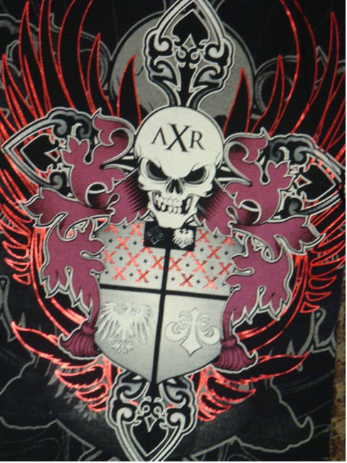 Xzavier "AXR Crest" T-Shirt (Black) - X-Large