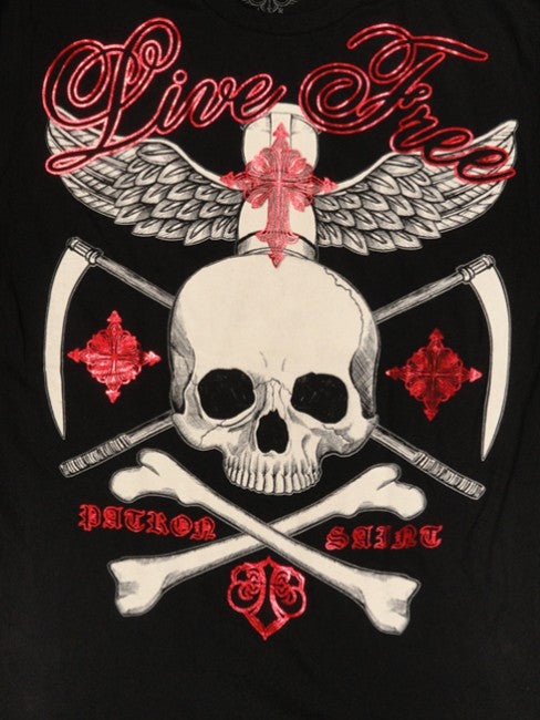 Xzavier "Live Free" T-Shirt (Black)