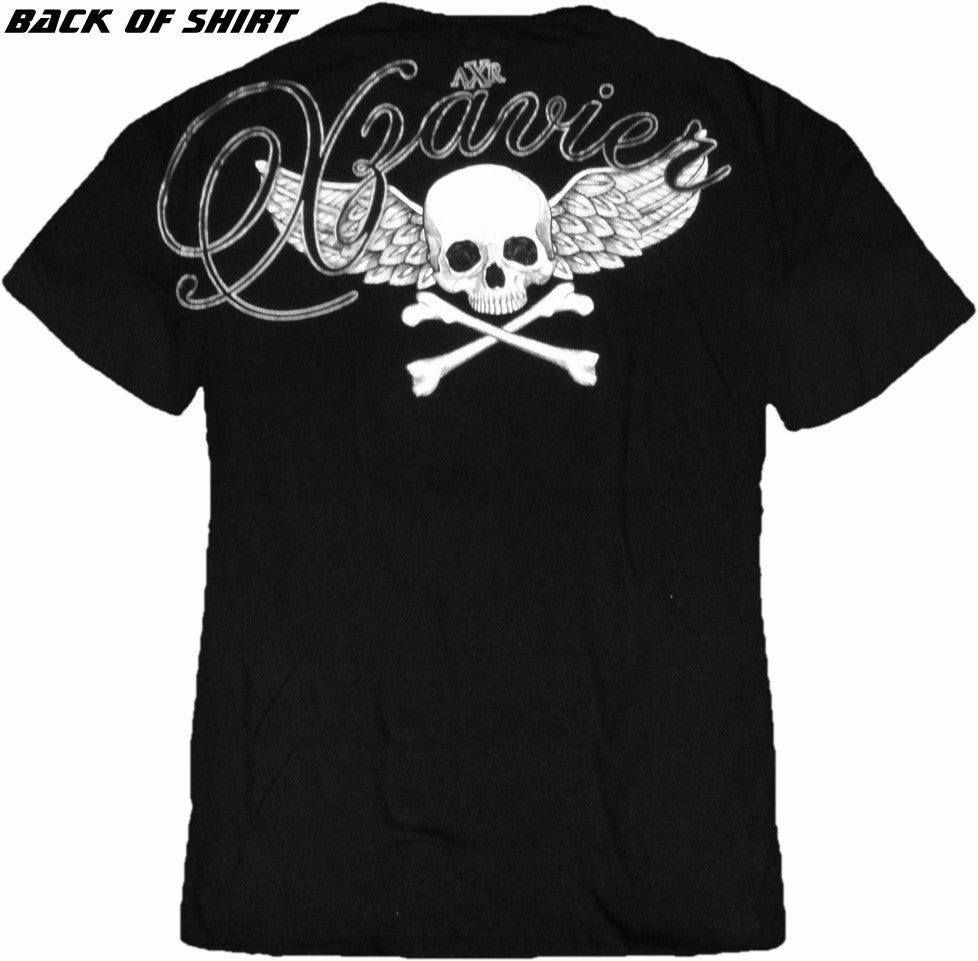 Xzavier "Live Free" T-Shirt (Black/Silver)