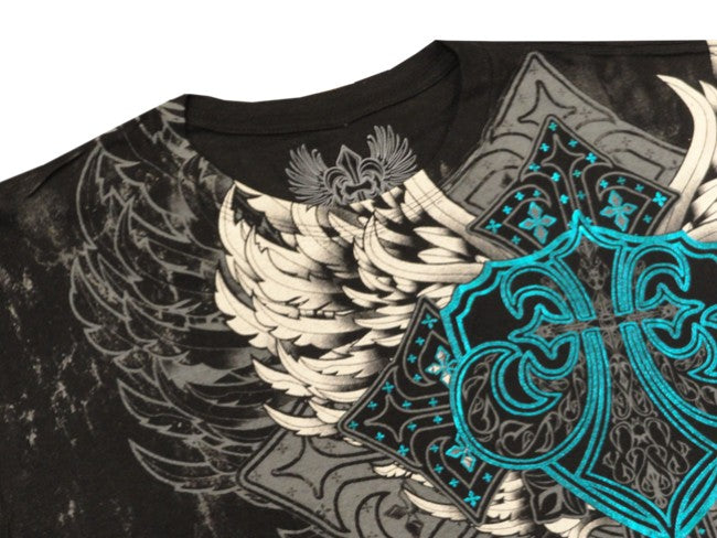 Xzavier "Nobel Winged Cross" T-Shirt (Black)