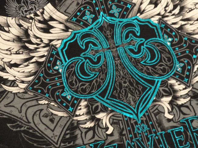 Xzavier "Nobel Winged Cross" T-Shirt (Black)