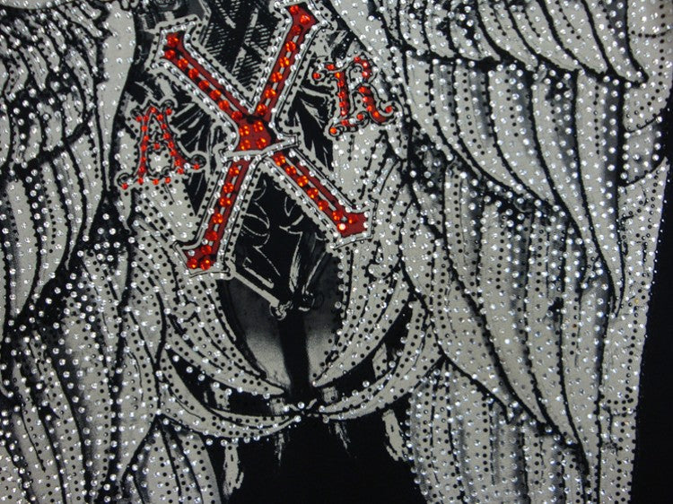 Xzavier SFX "Midnight Flight Couture" Rhinestone T-Shirt