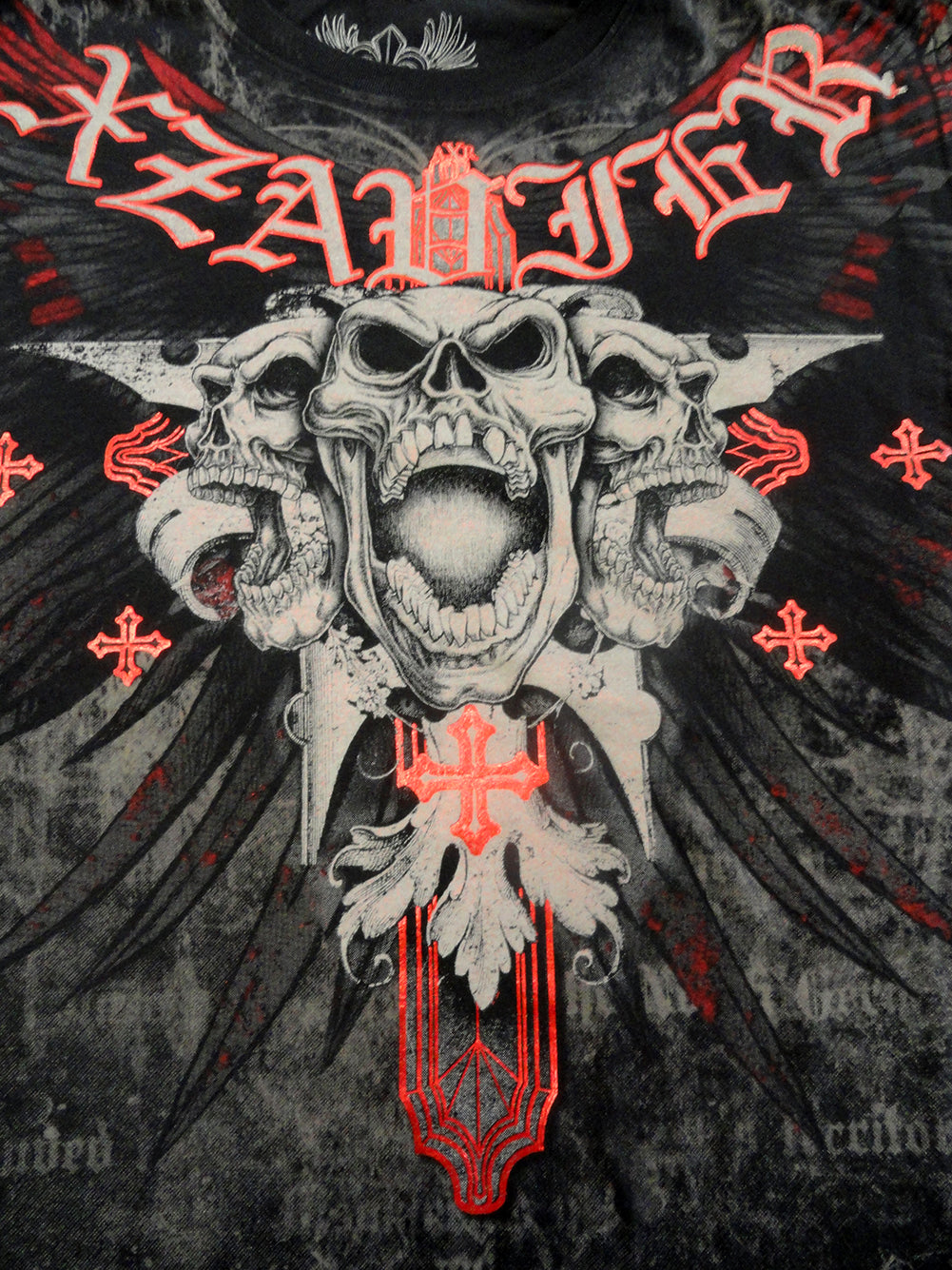 Xzavier "Skull and Cross" T-shirt (Black)