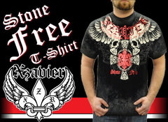 Xzavier "Stone Free"  T-Shirt (Black)