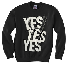 Yes Yes Yes  Crew Neck Sweatshirt