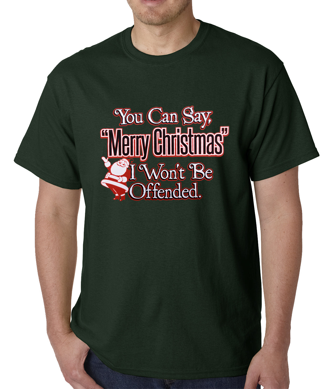 You Can Say Merry Christmas Funny Mens T-shirt