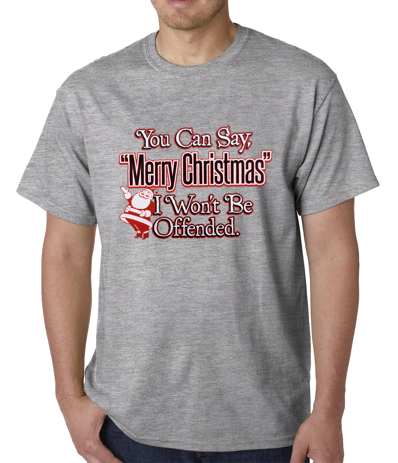 You Can Say Merry Christmas Funny Mens T-shirt