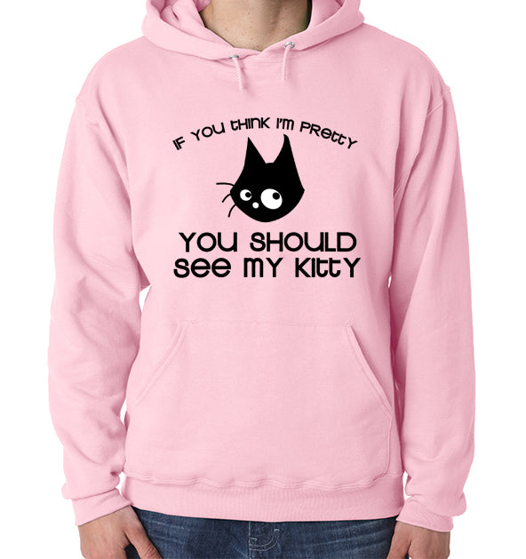 You Should See My Kitty Adult Hoodie