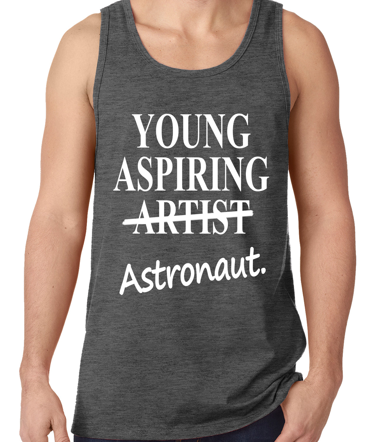 Young Aspiring Astronaut (Artist Crossed Out) Tank Top