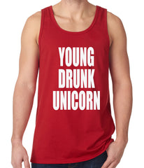 Young Drunk Unicorn Tank Top
