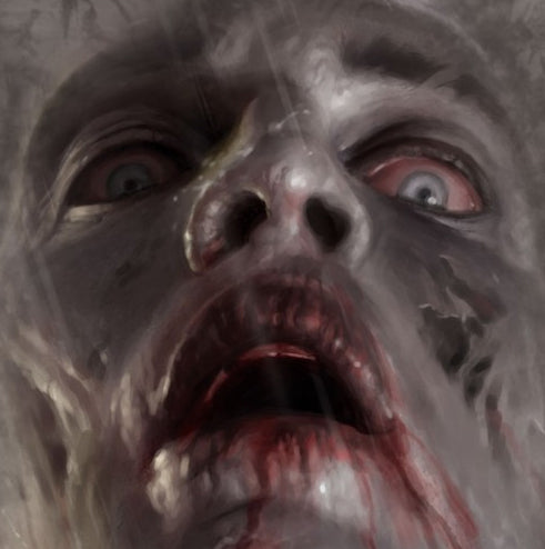 Zombie Big Face Men's T-Shirt