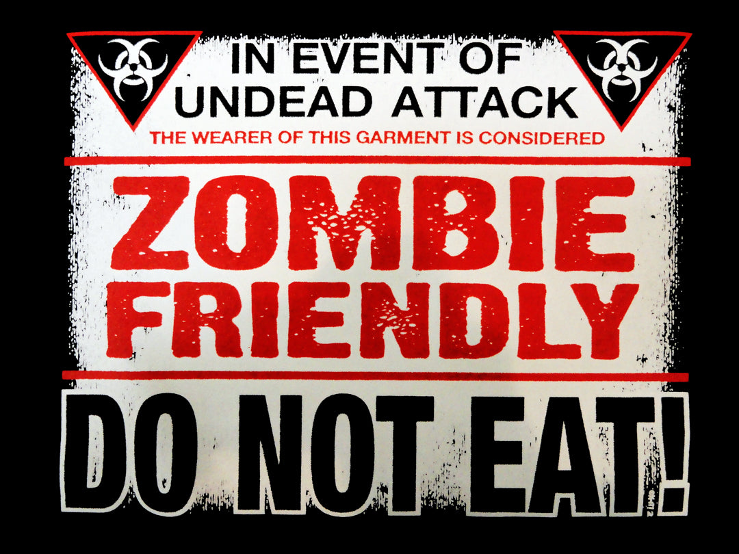 Zombie Friendly Adult Hoodie