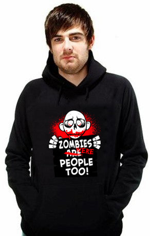 Zombie Hoodies - Zombies Were People Too Adult Hoodie