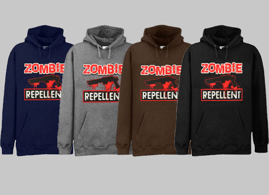 Zombie Repellent Adult Hoodie