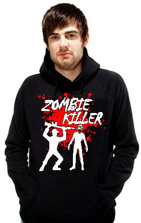 Zombie Sweatshirts - Zombie Killer Hoodie Black