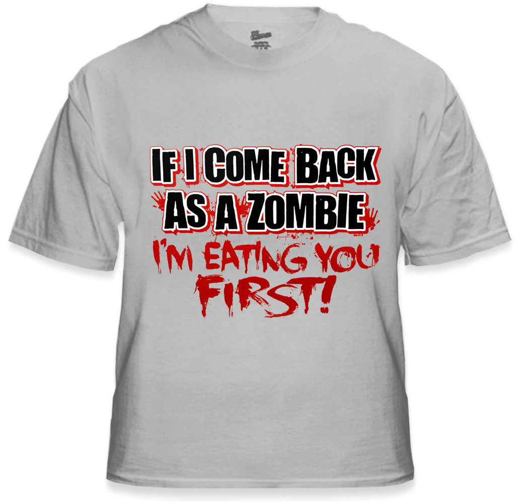 Zombie Tees - Eating You First Men's T-Shirt