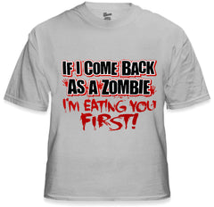 Zombie Tees - Eating You First Men's T-Shirt