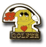#1 Golfer Lapel Pin