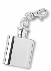 1 oz. Stainless Steel Flask Key Chain
