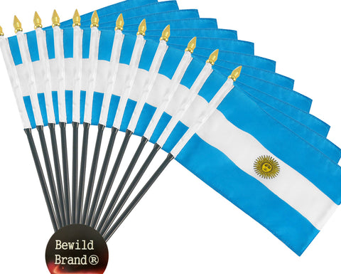 12 Pack of 4x6 Inch Argentina Flag (12 Pack)