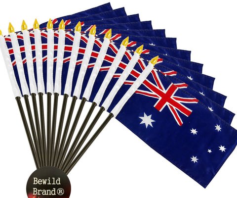 12 Pack of 4x6 Inch Australia Flag (12 Pack)