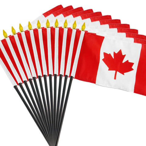 12 Pack of 4x6 Inch Canadian Flag (12 Pack)